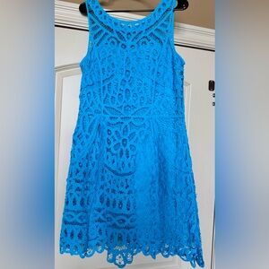 Lilly Pulitzer Blue Lace Dress